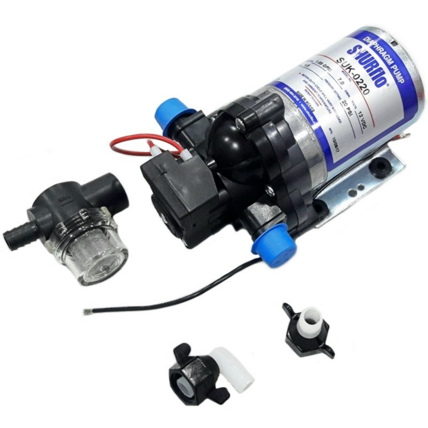 Bomba Shurflo 12V / 10 o 7 litros (presión)