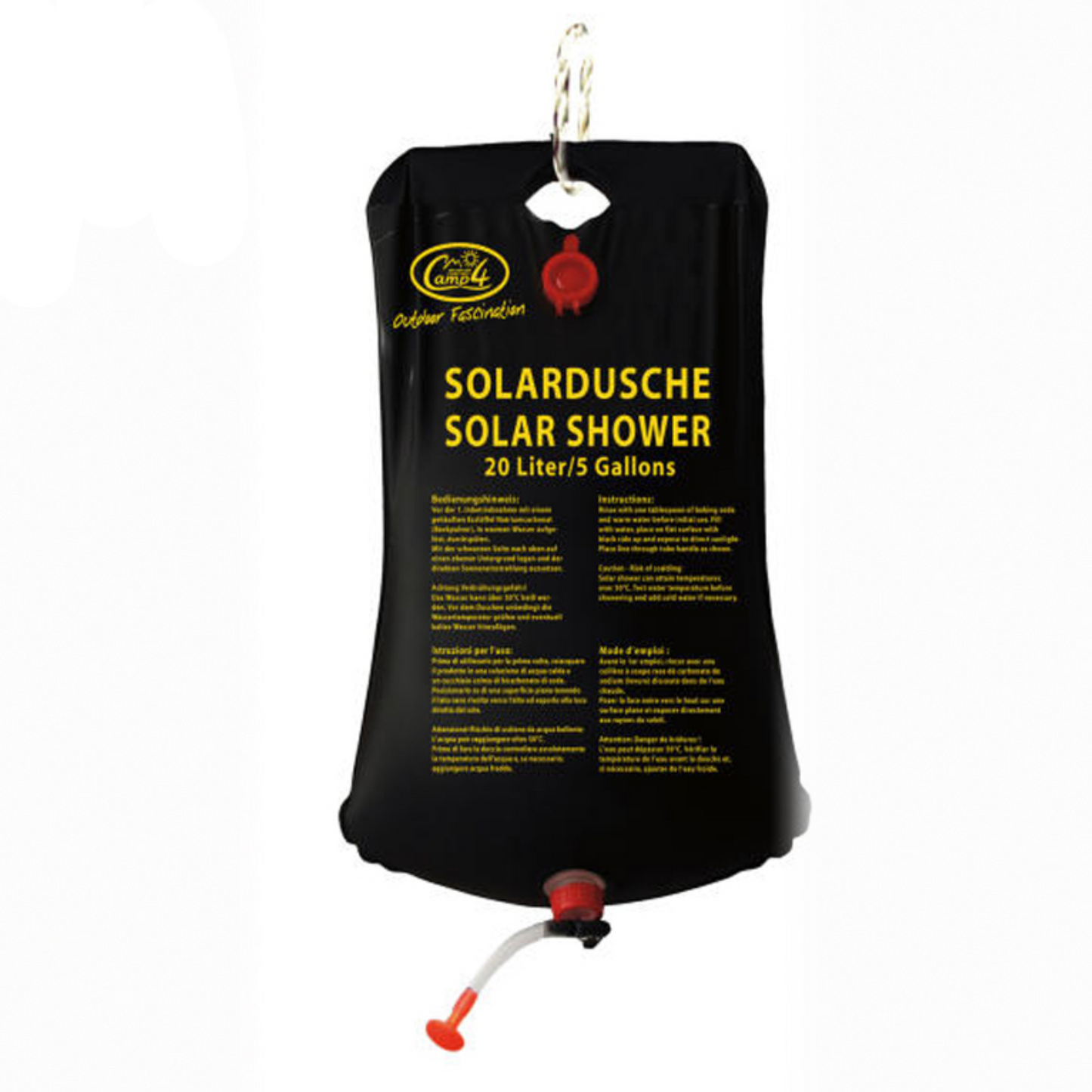 Ducha solar de 20 litros