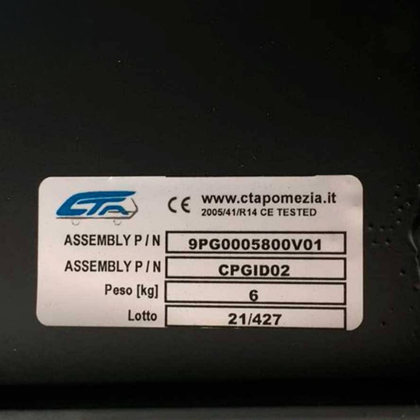 Base giratoria conductor o acompañante para Iveco Daily desde 2006 con asientos standar - CTA