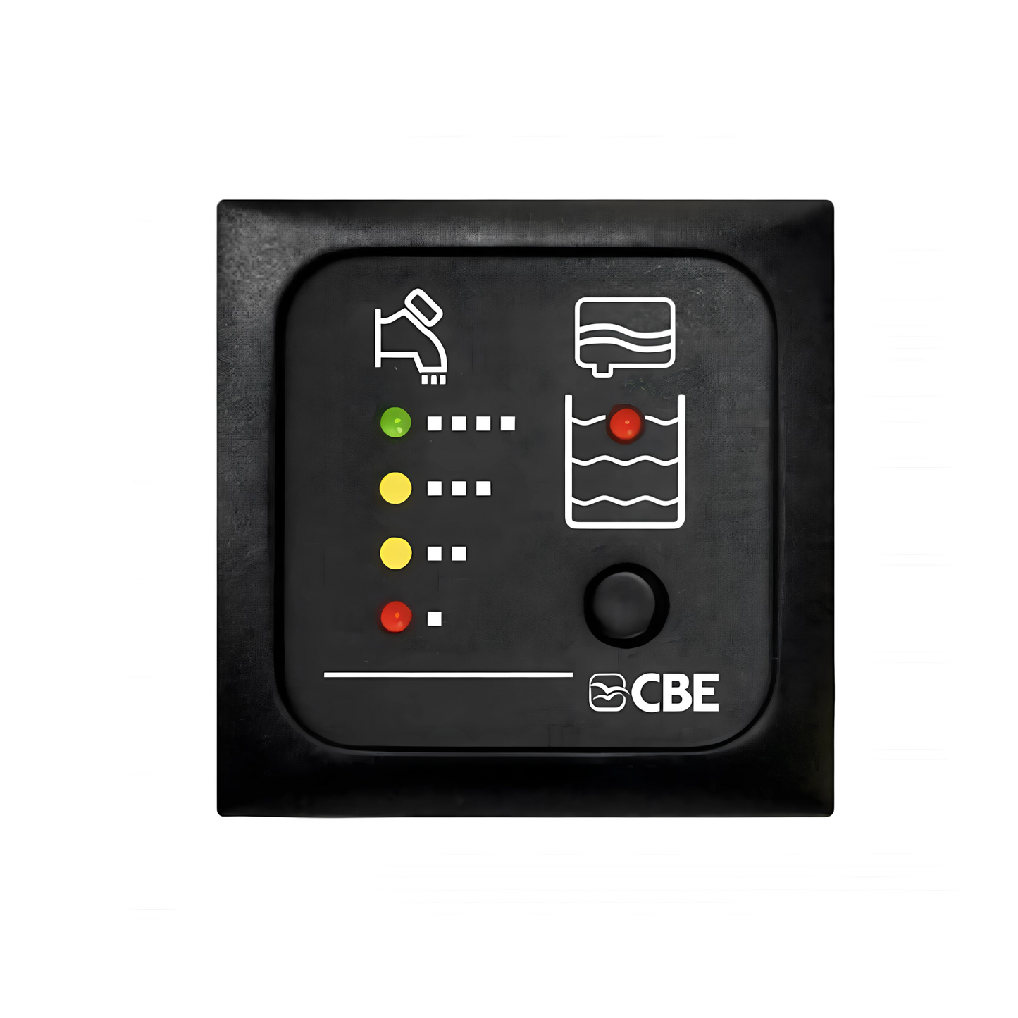 Panel indicador LED nivel de aguas limpias y sucias con sondas - CBE MT214/M