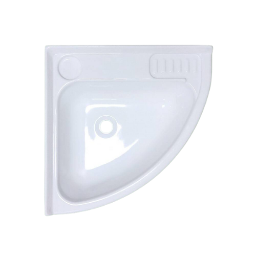 Lavabo de esquina blanco - 40x40x14,5cm