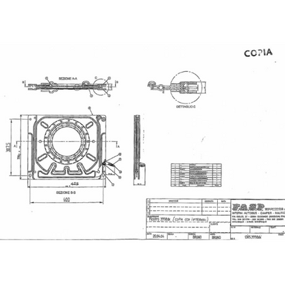 Base giratoria conductor para Ducato, Jumper y Boxer 1994-2006 - FASP