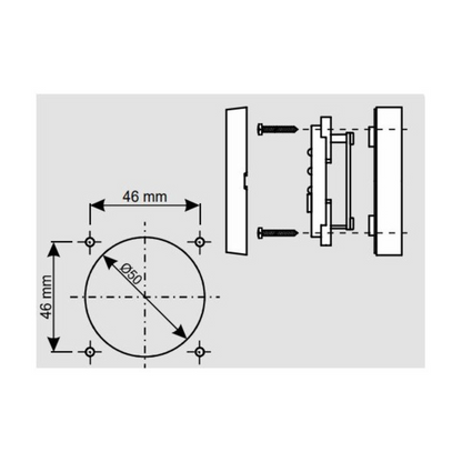 Panel indicador LED nivel de aguas limpias con sonda - CBE MTT