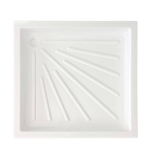 Plato de ducha blanco 72,5x68cm - Encastrable