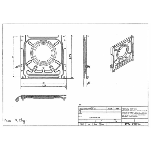 Base giratoria acompañante para Volkswagen T4 1990-1996 - FASP